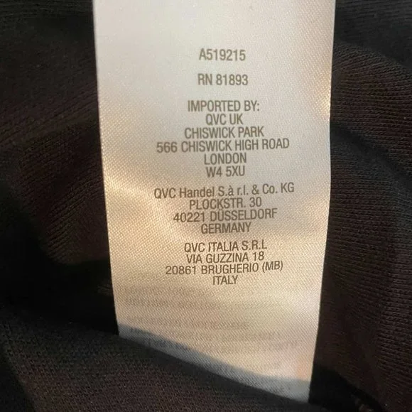 Isaac Mizrahi Live! Mixed Media Collared Vneck Layered Look Top LARGE (313C) - Picture 6 of 7